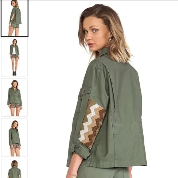 Capulet Oversized Embellished Military Jacket LNC - Picture 2 of 8